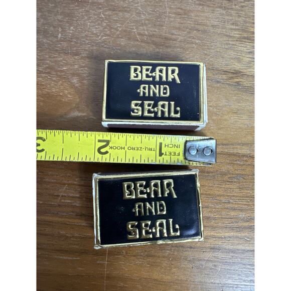 Vintage Matchboxes Bear and Seal Fairbanks Alaska AK Memorabilia Unstruck Foiled - Picture 2 of 6